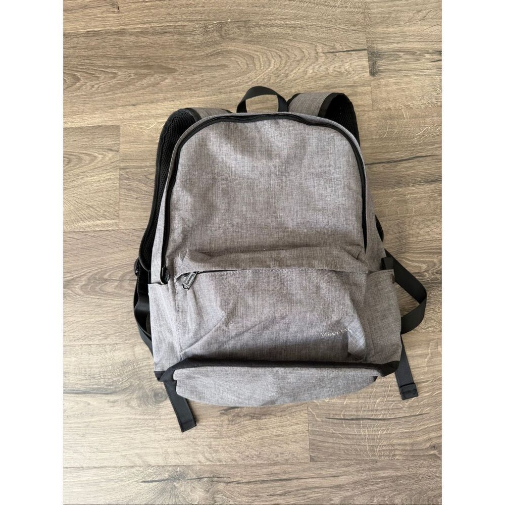 VancropakโLaptop Backpack Unisex Sz L Grey Heather Business Travel School Bag